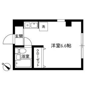 ワンルーム 間取り図