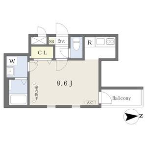 ワンルーム 間取り図