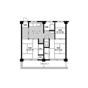 3DK 間取り図
