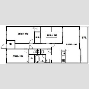 3LDK 間取り図