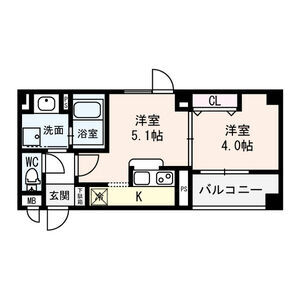 2K 間取り図