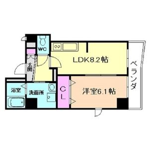 ワンルーム 間取り図