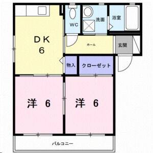 2K 間取り図