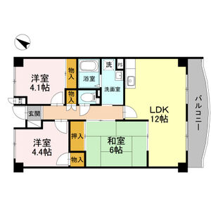 3LDK 間取り図