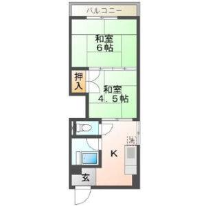 2K 間取り図