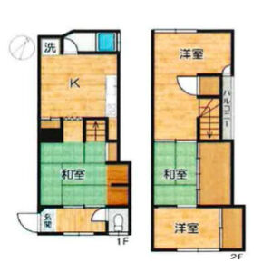 4DK 間取り図