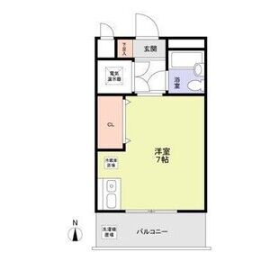ワンルーム 間取り図