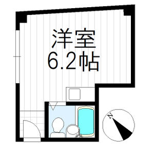 ワンルーム 間取り図