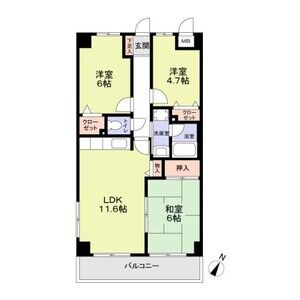 3LDK 間取り図