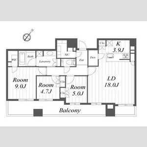 3LDK 間取り図