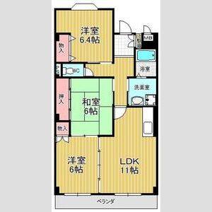 3LDK 間取り図