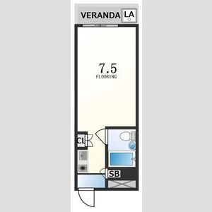ワンルーム 間取り図