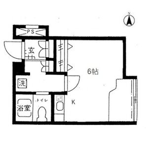 ワンルーム 間取り図