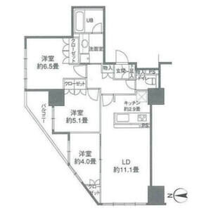 3LDK 間取り図