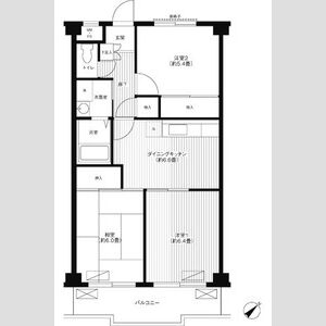 3DK 間取り図