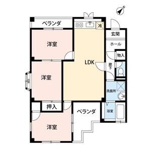 3LDK 間取り図