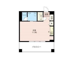 ワンルーム 間取り図