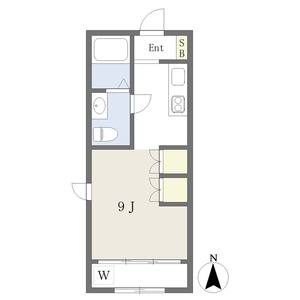 ワンルーム 間取り図