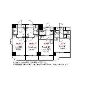 ワンルーム 間取り図