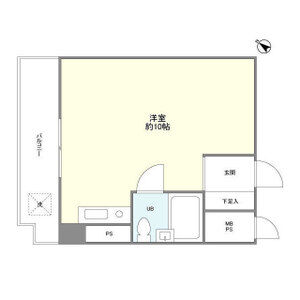 ワンルーム 間取り図