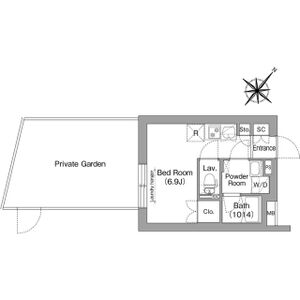 ワンルーム 間取り図