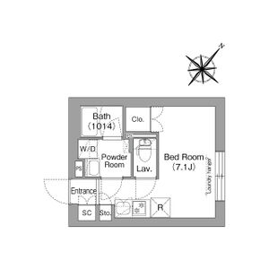 ワンルーム 間取り図