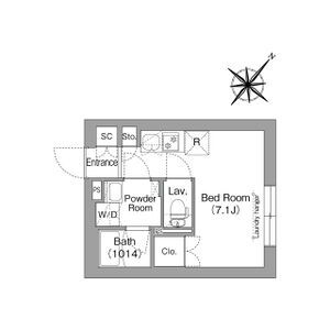 ワンルーム 間取り図