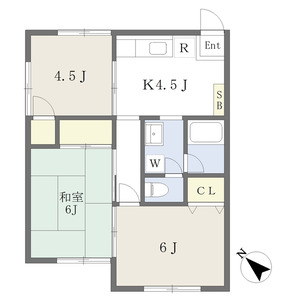 3K 間取り図