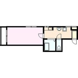 ワンルーム 間取り図