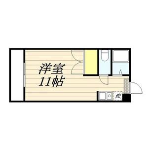 ワンルーム 間取り図
