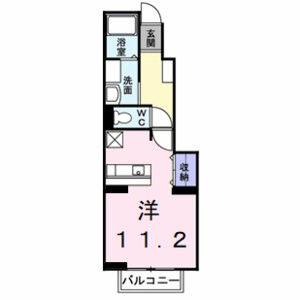 ワンルーム 間取り図