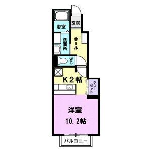 ワンルーム 間取り図