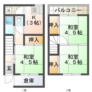 3K 間取り図