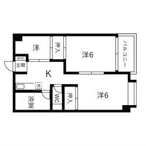 3K 間取り図