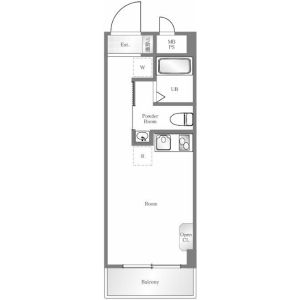 ワンルーム 間取り図