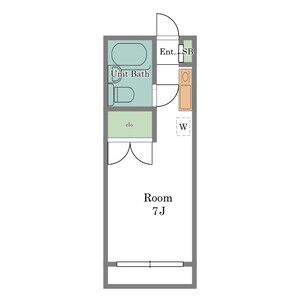 ワンルーム 間取り図