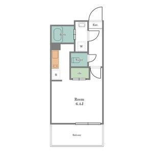 ワンルーム 間取り図