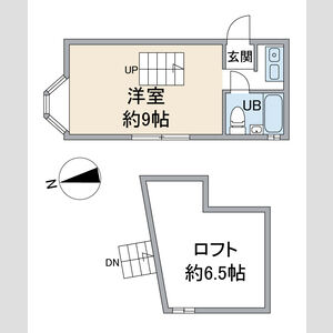 ワンルーム 間取り図