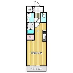 ワンルーム 間取り図