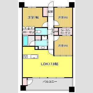 3LDK 間取り図