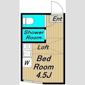 ワンルーム 間取り図