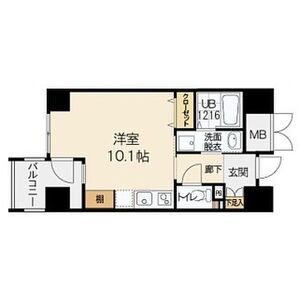 ワンルーム 間取り図
