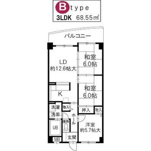 3LDK 間取り図