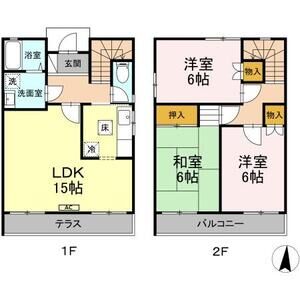 3LDK 間取り図