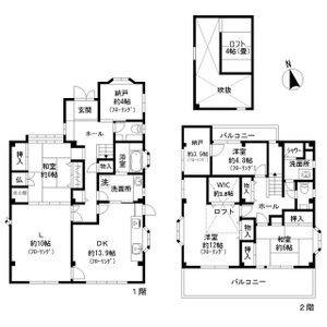 4LDK 間取り図