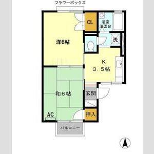 2K 間取り図
