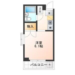 ワンルーム 間取り図