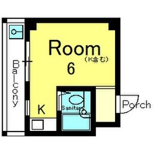 ワンルーム 間取り図