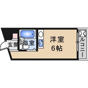 ワンルーム 間取り図