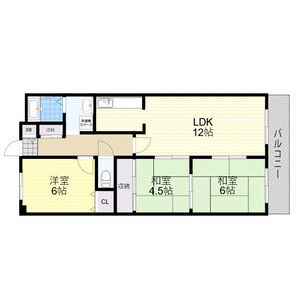 3LDK 間取り図